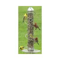 17 in. Metal Spiral Sunflower Feeder by 
