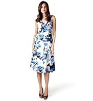 Per Una Pure Linen Floral Fit & Flare Dress