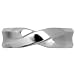 Contours Band Ring In 18 Carat White Gold