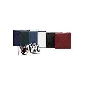 Pioneer Family Memory Album with Standard Leatherette Solid Color Cover, 8 x 8 Scrapbook with 10 E-Z Load Archival Pages & Inserts, White Covers