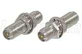 RP SMA-Jack to RP SMA-Jack Bulkhead Adapter