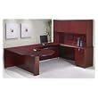 Rudnick RUDALP44MH Credenza Hutch- 4-Doors- 14in.x70in.x39in.- Mahogany