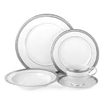 Mikasa Platinum Crown 20 Piece Dinnerware Set