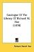 Catalogue Of The Library Of Richard M. Hoe (1878)