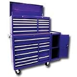 42 In 21 Drawer Chest/Cabinet/Side Combo - Blue