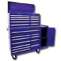 42 In 21 Drawer Chest/Cabinet/Side Combo - Blue