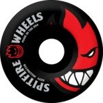 Spitfire Bighead Black / Red Skateboard Wheels - 52mm 99a (Set of 4)