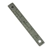 Westcott 6 Stainless Steel Ruler with Cork Base ACM10414