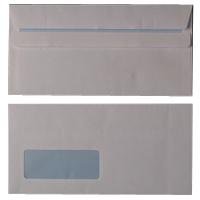 Q-Connect KF3455 Envelope DL Low Window 80gsm Self-Seal (Pack of 1000) - White