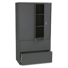 HON 800 Series Wide Lateral File with Storage Cabinet
