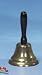 Brema Tischglocke 18  cm mit Holzgriff