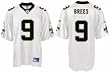 Drew Brees New Orleans Saints #9 Replica Reebok NFL Football Jersey (White)