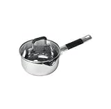 Pedrini 5040383 1.5 Quart Cook and Drain Stainless Steel Saucepan
