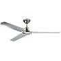 Chrome Ceiling Fan + Wall Controller