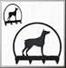 Doberman Pinscher 4 Hook Holder