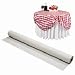 White Plastic Tablecover Roll - 40 x 300 COV013180