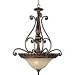 Maxim Lighting - 16003MCHA : La Salle 3-Light Invert Bowl Pendant - Honey Auburn
