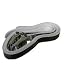 ACTION LEATHER BLACK Toe Straps w/ Buckle
