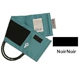 Adult Double Tube MDF Latex-Free Blood Pressure Cuff, NoirNoir - 1 Ea
