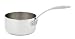 CIA Masters Collection 7-Ply Clad Copper - 1 Qt Open Saucepan - Stainless Steel
