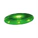 Sporting Goods : LED and Fiber Optics Illuminated Flying Disc, Green