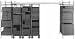 Metro Super Erecta Stationary End Unit Kit -24in.W