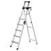 Office Products : 8 ft. Premium Lightweight Aluminum Folding Step Ladder with Leg Lock & Handle (SMF2081AABLD) Category: Office Aluminum Step Stools