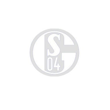 Produkt-Bild: FC Schalke 04 Aufkleber Silber