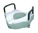 Locking Elevated Toilet Seat with Removable Arms