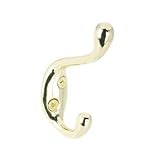 Buy 85 x 21mm Wardrobe Hook - Brass by Richelieu