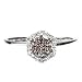 14k White Gold, Chocolate & White Diamond Right Hand Ring (0.25 ctw)