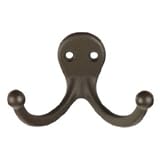 National #N330-829 2PK Bronze Double ClothesHook