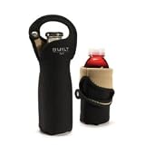 Built Neoprene 20-Ounce Capacity Bottle Tote, Black