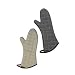 San Jamar 800FG17 BestGuard Temperature Protection Oven Mitt with WebGuard, 17" Length, Tan