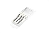 03-48 NC High Speed Steel Ground Thread 3 Piece Tap Set, Includes: Taper, Plug, Bottom