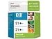 Original HP 21 Black Ink Cartridge (2-Pack) in Retail Packaging
