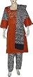 Printed Embroidered Salwar Kameez Cotton Summer Dress Multicolored Size L (slk319)