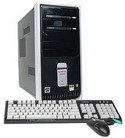 HEWLETT SR1603WM Compaq AMD Sempron 3200+ Desktop PC BUNDLE - REFURBISHED Includes PC, 17 Monitor, Speakers, Keyboard and Mouse - ED861AAR#ABA