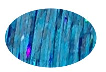 Piz-zaz Shiny Light Blue Hair Extension Shimmer Tinsel + Hairart Brilliance Pin Tail Comb Add Shimmer and Glam to Your Hair That Last 10-12 Weeks