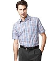 Collezione Pure Cotton Short Sleeve Checked Shirt