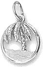Palm Tree and Wave Charm by Rembrandt Charms