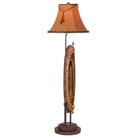 Dick Idol North Woods Collection Canoe Floor Lamp