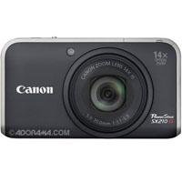 Canon PowerShot SX210IS Digital Camera - Black - Refurbished