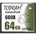 TOPRAM 64GB 64G CF CompactFlash Memory Card 600X Extreme Speed Fast UDMA6 RAW