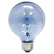 40 Watt Full Spectrum Globe Light Bulb / Clear / True Daylight--Full Spectrum Incandescent Globe / G25 Shape (3 1/8" Diameter) / Long Life Incandescent