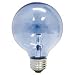40 Watt Full Spectrum Globe Light Bulb / Clear / True Daylight--Full Spectrum Incandescent Globe / G25 Shape (3 1/8" Diameter) / Long Life Incandescent