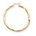 14k Polished 3.25mm Twisted Hoop Earrings