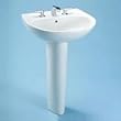 TOTO Supreme Pedestal Lavatory Only BONE LT241G03