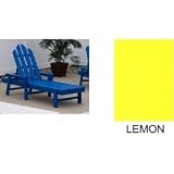 Long Island Chaise Lounge - Lemon (Lemon) (38H x 26.50W x 76D)