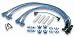 Ignition Wire Dress-up Kit Ford 302 Dura Spark Dist. Incl. Blue Max™ Spiral Core 8mm Spark Plug Wire/wire Looms/loom Brkts/sprk Plug Wire Seprtrs/dist. Hold Down